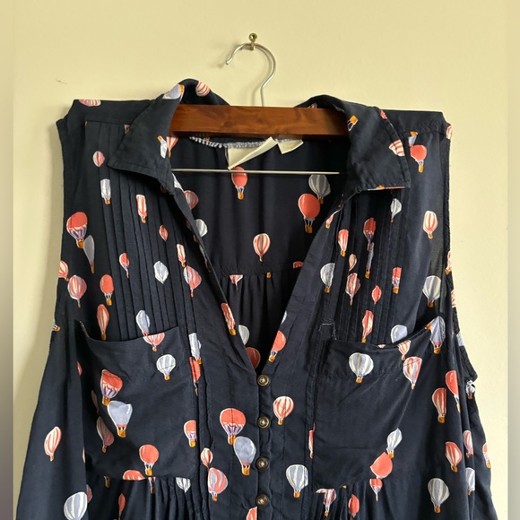 Maeve Anthropology sleeveless Air Balloons print size XL - Picture 3 of 6
